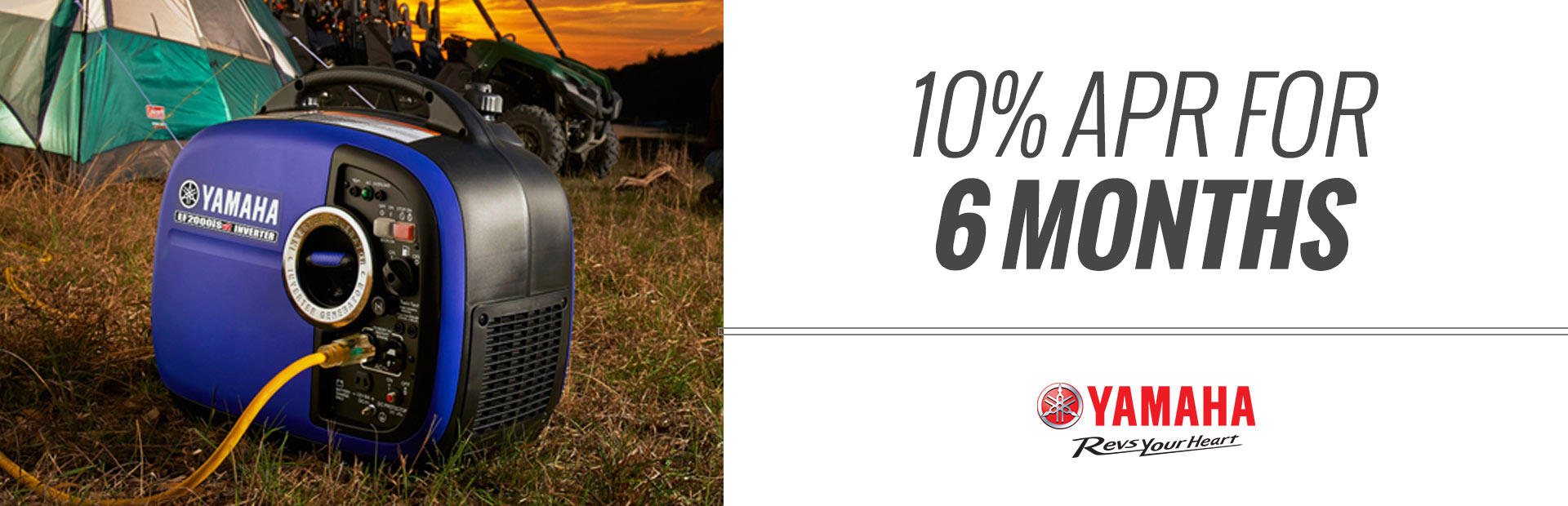 Yamaha: 10% APR For 6 Months
